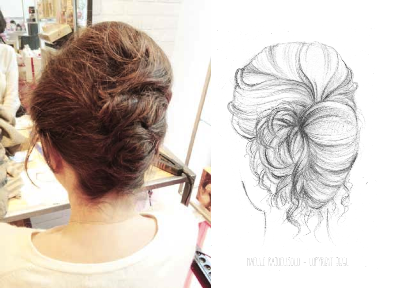 Chignon banane